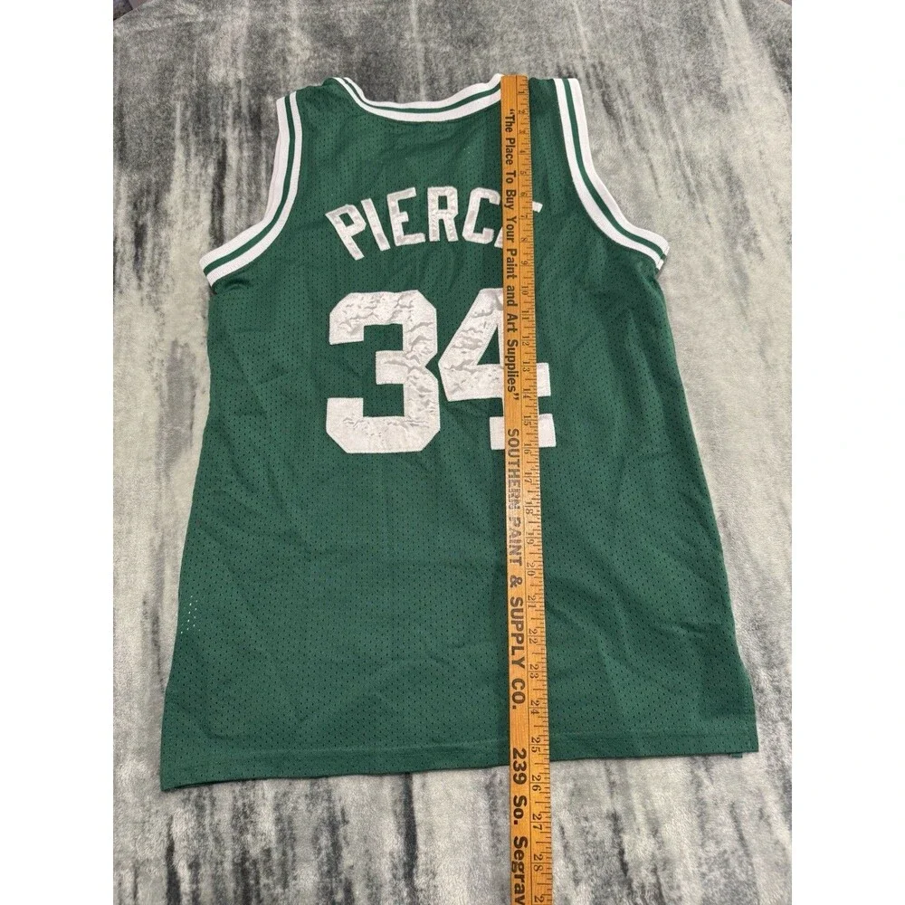 Vintage Y2k Nike Boston Celtics Basketball Jersey YOUTH Medium Paul Pierce #34